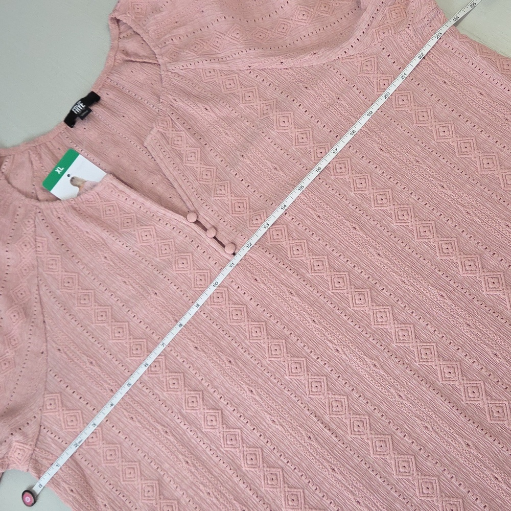 Frye Long Sleeve Mauve Blouse - Picture 7 of 8